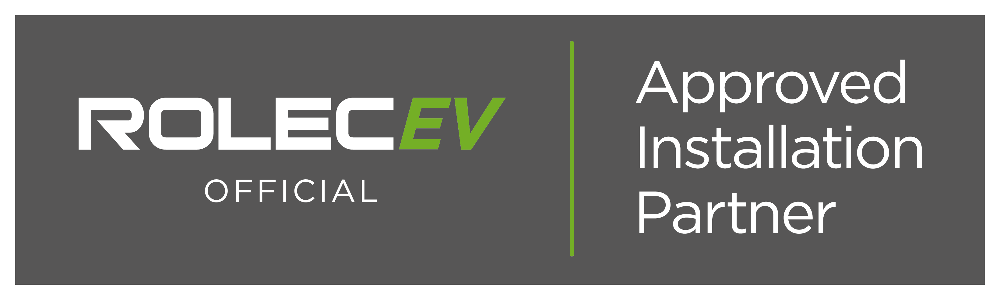 Rolec EV Official Installer Badges - Grey